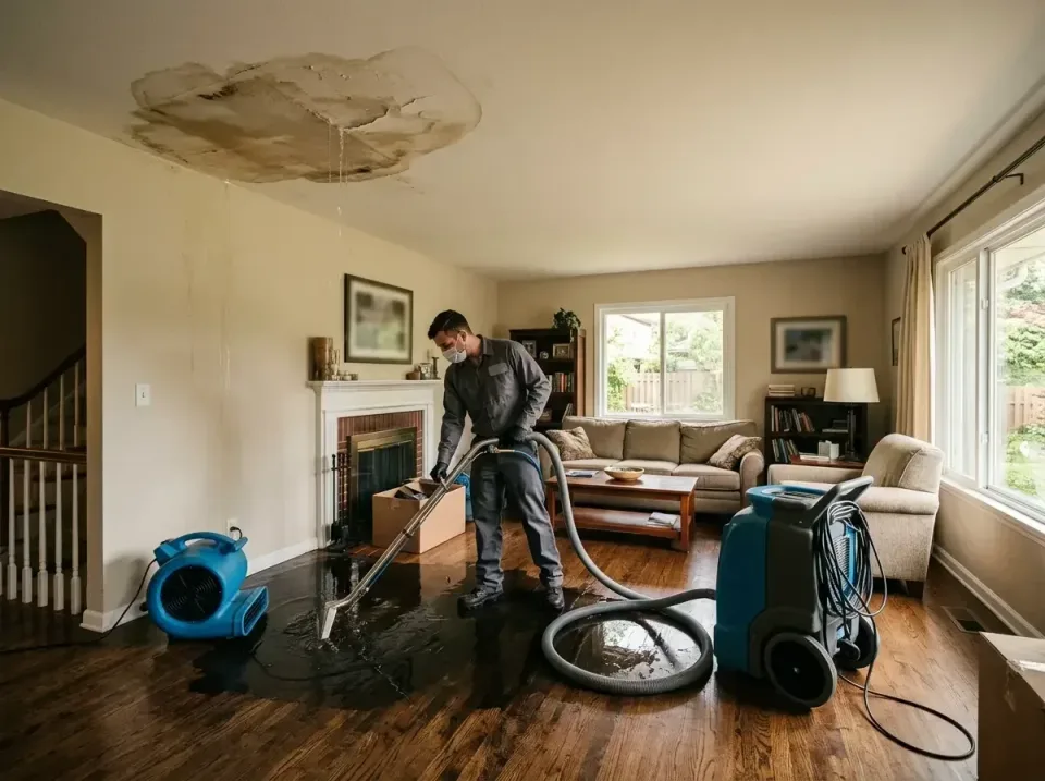 attic-pipe-burst-ceiling-drip-008 — frequently asked questions, Water Damage Restoration & Carpet Care in Franklin, WI